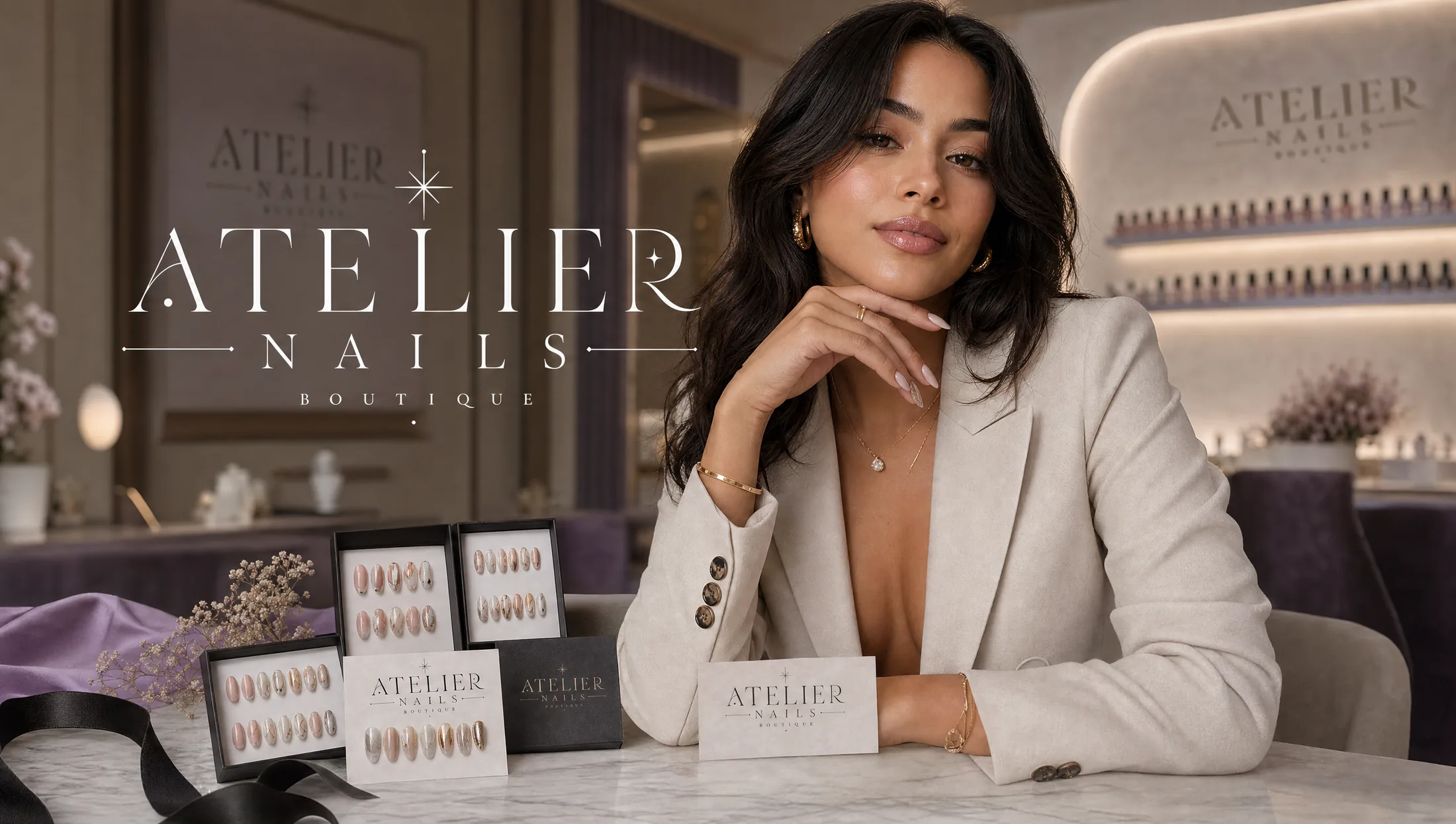 Atelier Nails hero campaign